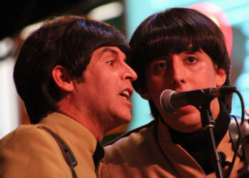 :  “The Newton Theatre proudly features Yesterday: A Beatles Tribute”