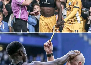 BREAKING: Danny Welbeck’s Cheeky Gesture Towards Simon Hooper Sparks Debate As Said To Lack Sportsmanlikeship As English FA Passes Verdict