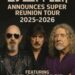 Official confirmation, Led Zappelin announces a full reunion tour for the band (“Reign of Fire” Reunion Tour) involving all surviving members (Plant, Page, Jones, and Bonham).