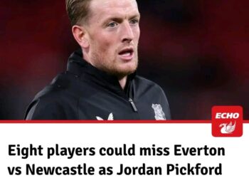 Eight players could miss Everton vs Newcastle United as Jordan Pickford left ‘devastated’